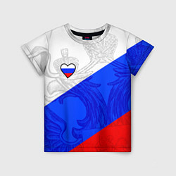 Детская футболка Сердечко - Россия