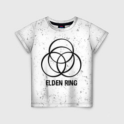 Детская футболка Elden Ring glitch на светлом фоне