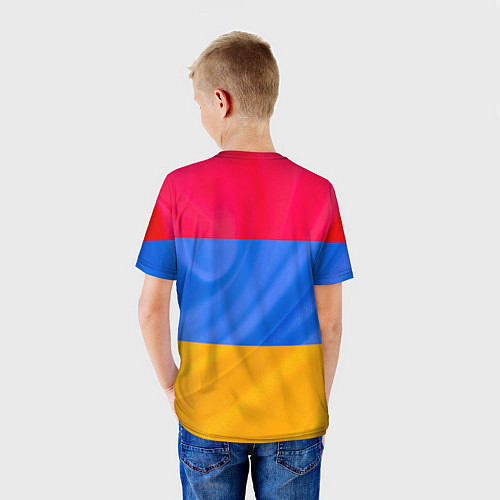 Детская футболка Солнечная Армения / 3D-принт – фото 4