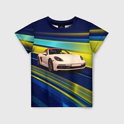 Детская футболка Спортивная немецкая машина Porsche 911