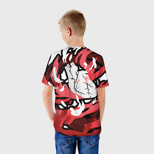 Детская футболка The Bloody Heart / 3D-принт – фото 4