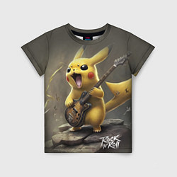 Детская футболка Pikachu rock