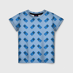 Детская футболка Синяя консоль тетрис