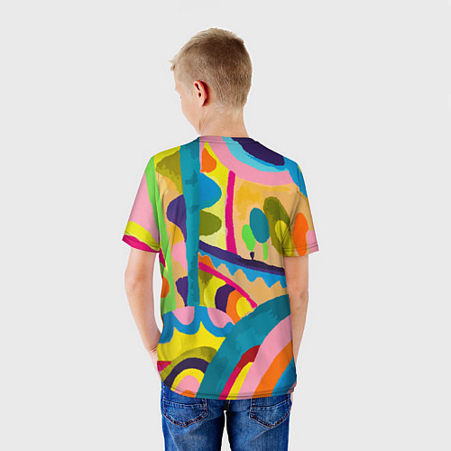 Детская футболка Rainbow Spring / 3D-принт – фото 4