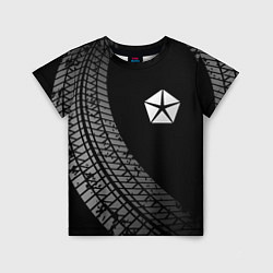 Детская футболка Jeep tire tracks