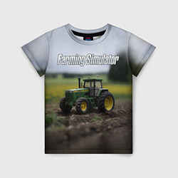 Детская футболка Farming Simulator - Игрушечный зеленый