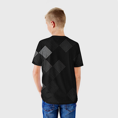 Детская футболка Векторная сетка / 3D-принт – фото 4