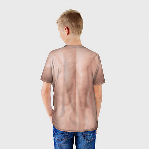 Детская футболка Мужской торс качка с мышцами - идеальное тело с му / 3D-принт – фото 4