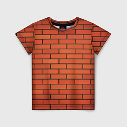 Детская футболка Кирпичная стена
