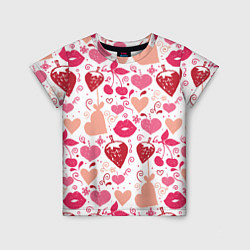 Детская футболка Клубничная любовь