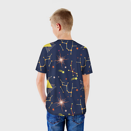 Детская футболка Созвездия / 3D-принт – фото 4