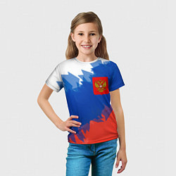 Футболка детская Я патриот России, цвет: 3D-принт — фото 2