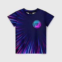 Детская футболка Fiat neon speed lines