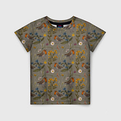 Детская футболка Малиновки и зверобой
