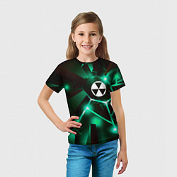 Футболка детская Fallout разлом плит, цвет: 3D-принт — фото 2