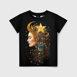 Детская футболка Богиня ночи - нейросеть