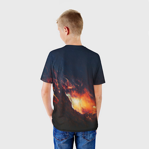Детская футболка Взрыв галактики / 3D-принт – фото 4