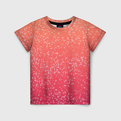 Детская футболка Абстракция персиковый