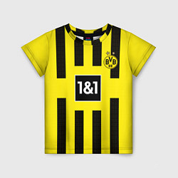 Детская футболка ФК Боруссия Дортмунд форма 2223 домашняя