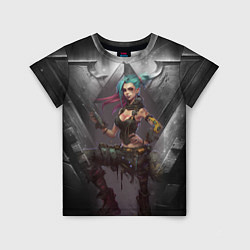 Детская футболка Jinx art Arcane League of Legends