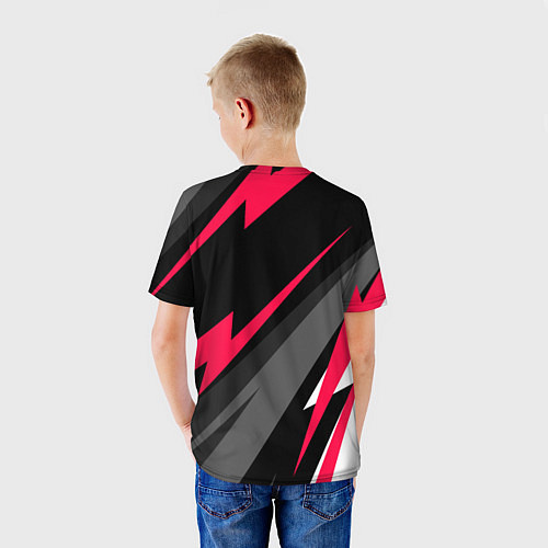Детская футболка Exeed fast lines / 3D-принт – фото 4