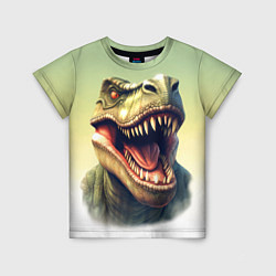 Детская футболка Острые зубы тиранозавра Рекса