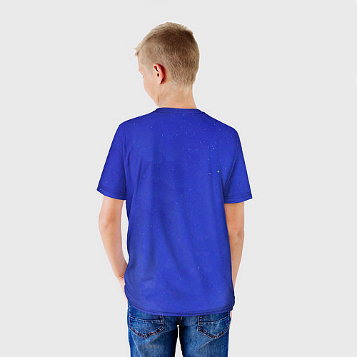 Детская футболка Хонкай Стар Рейл: Серебряный Волк / 3D-принт – фото 4