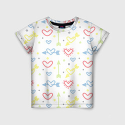 Детская футболка Color hearts
