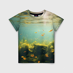 Детская футболка Рыбки в море