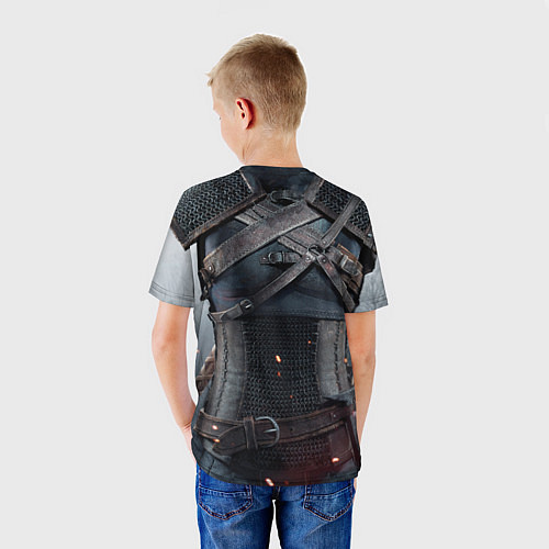 Детская футболка Броня Геральта / 3D-принт – фото 4