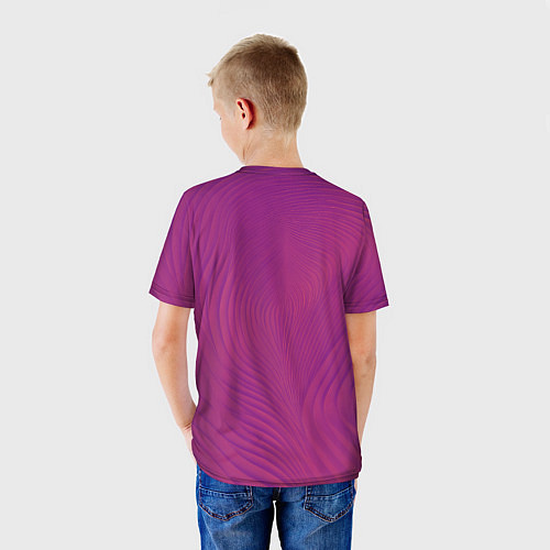 Детская футболка Фантазия в пурпурном / 3D-принт – фото 4