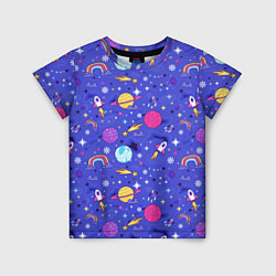 Детская футболка Планеты и кометы