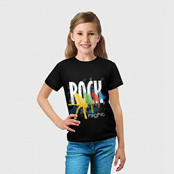 Футболка детская Rock Night, цвет: 3D-принт — фото 2
