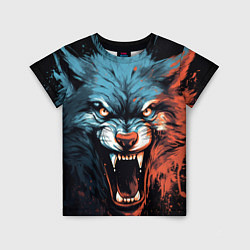 Детская футболка Fantasy wolf