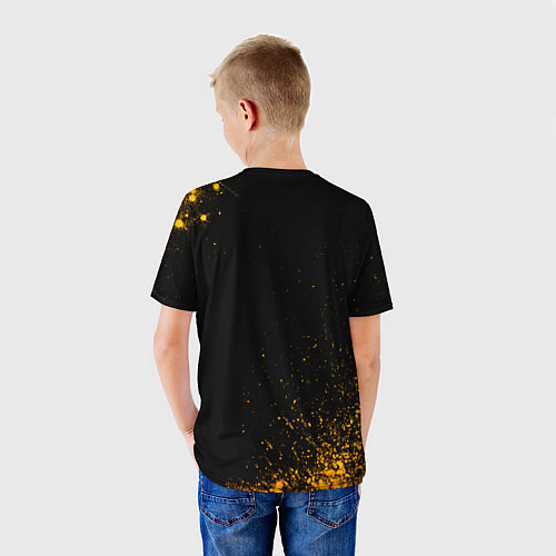 Детская футболка Black Clover - gold gradient / 3D-принт – фото 4