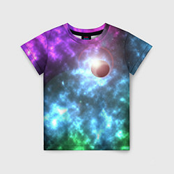 Детская футболка Планета в космическом пространстве