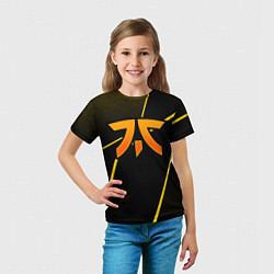 Футболка детская Fnatic - csgo - gold edition, цвет: 3D-принт — фото 2