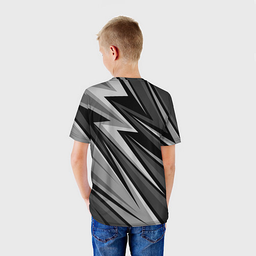 Детская футболка Fnatic - монохромная / 3D-принт – фото 4