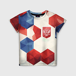 Детская футболка Большие плиты герб России