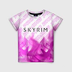 Детская футболка Skyrim pro gaming: символ сверху