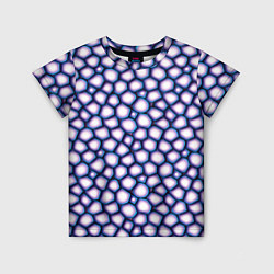 Детская футболка Текстура неоновых камней