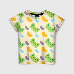 Детская футболка Весенние бабочки