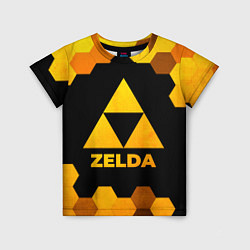 Детская футболка Zelda - gold gradient