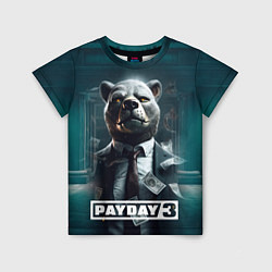 Детская футболка Payday 3 bear