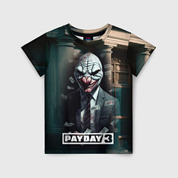 Детская футболка Payday 3 mask