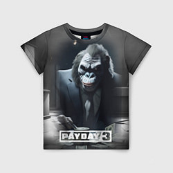 Детская футболка Payday 3 big gorilla