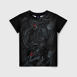 Детская футболка Dragon and samurai