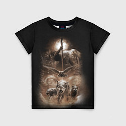 Детская футболка Чернобог славянский бог