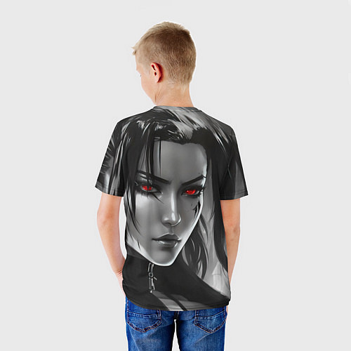 Детская футболка Корпоративная ведьма / 3D-принт – фото 4