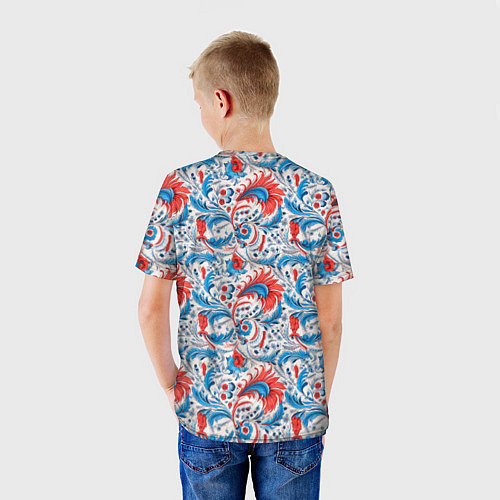 Детская футболка Russia pattern / 3D-принт – фото 4
